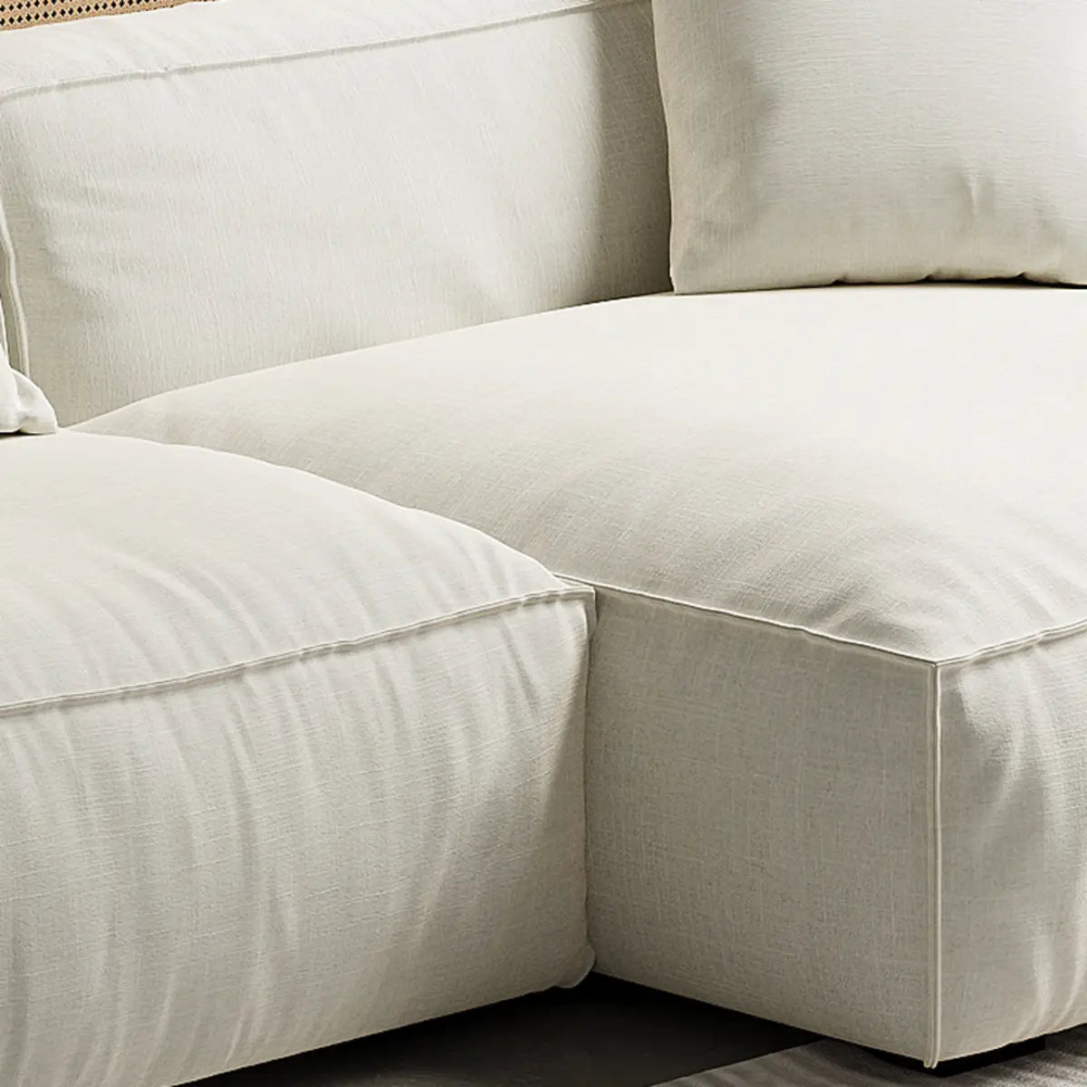 Stain Resistant Cushion Back L-Shape Recliner Sectional Image - 9