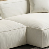 Stain Resistant Cushion Back L-Shape Recliner Sectional Image - 9