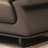Stain Resistant Faux Leather Reception Sofa with Legs Image - 12