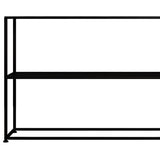 Stain-Resistant Nordic Metal Standard Storage Console Table Image - 10