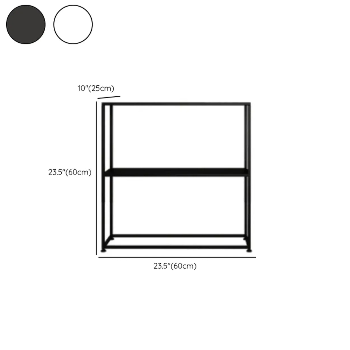 Stain-Resistant Nordic Metal Standard Storage Console Table Image - 15