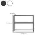 Stain-Resistant Nordic Metal Standard Storage Console Table Image - 19