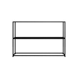 Stain-Resistant Nordic Metal Standard Storage Console Table Image - 2