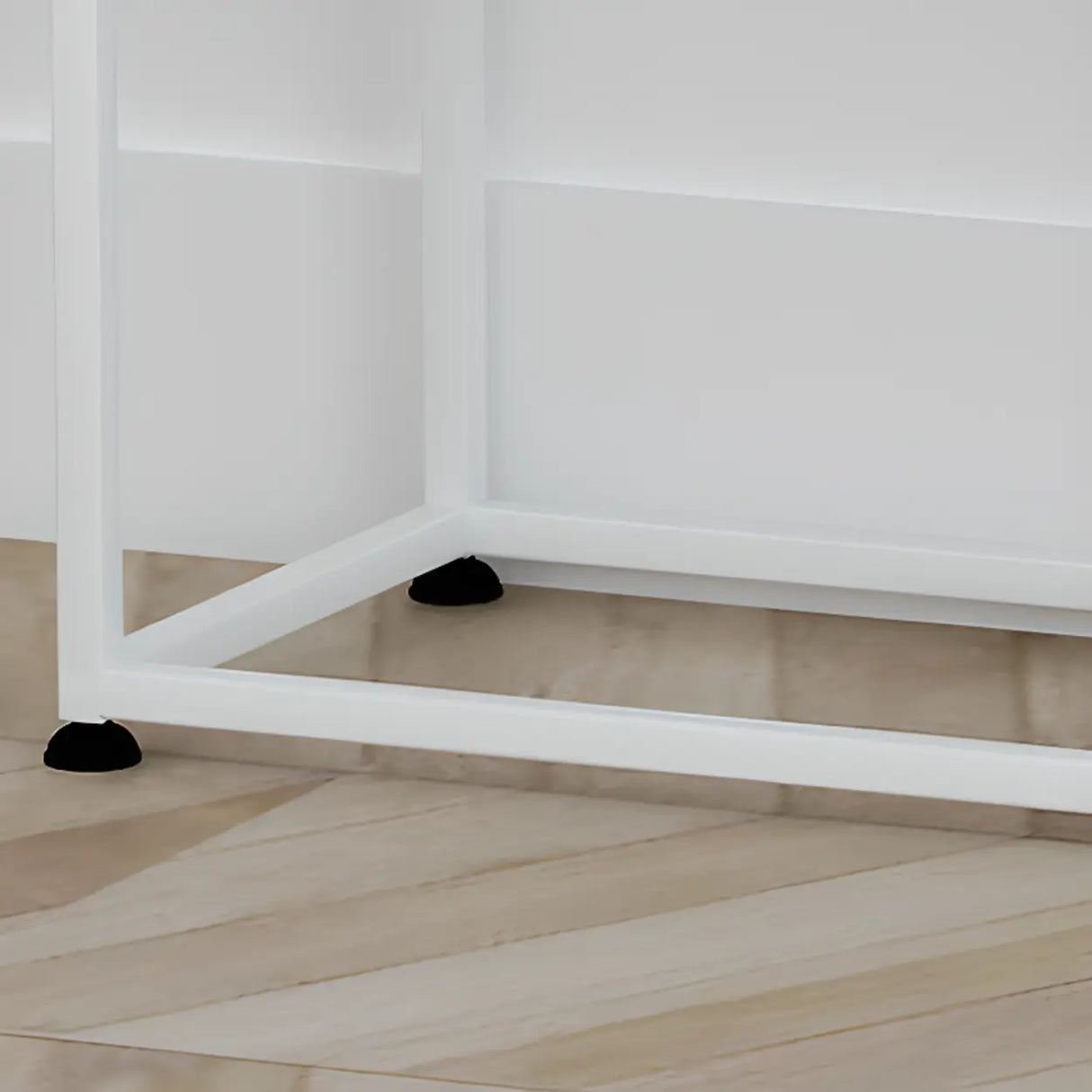 Stain-Resistant Nordic Metal Standard Storage Console Table Image - 8