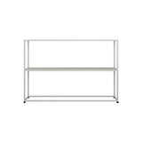 Stain-Resistant Nordic Metal Standard Storage Console Table Image - 9