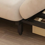 Stain Resistant Pillow Back Sofa Bed with Slipcover Image - 9