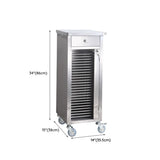 Stainless Steel Medical Cart with Drawers and Shelves Image - 13