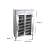 Stainless Steel Medical Cart with Drawers and Shelves Image - 16