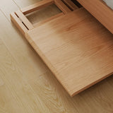 Standard Foldable Wooden Rectangular Computer Desk Image - 10