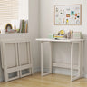 Standard Foldable Wooden Rectangular Computer Desk Image - 2