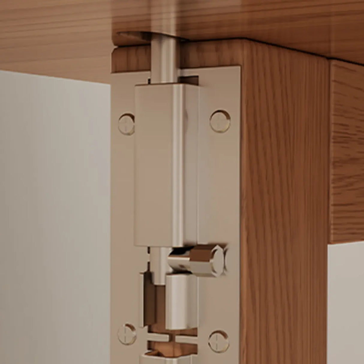 Standard Foldable Wooden Rectangular Computer Desk Image - 7