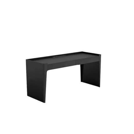 Standard Rectangular Wooden Writing Desk with Drawers Image - 2