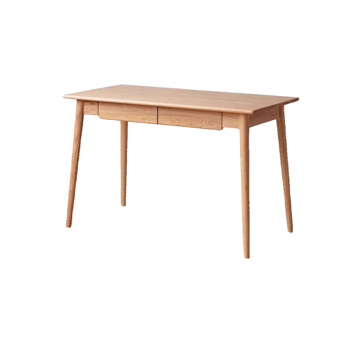 Standard Single Wooden Computer Desk with Drawers Image - 2