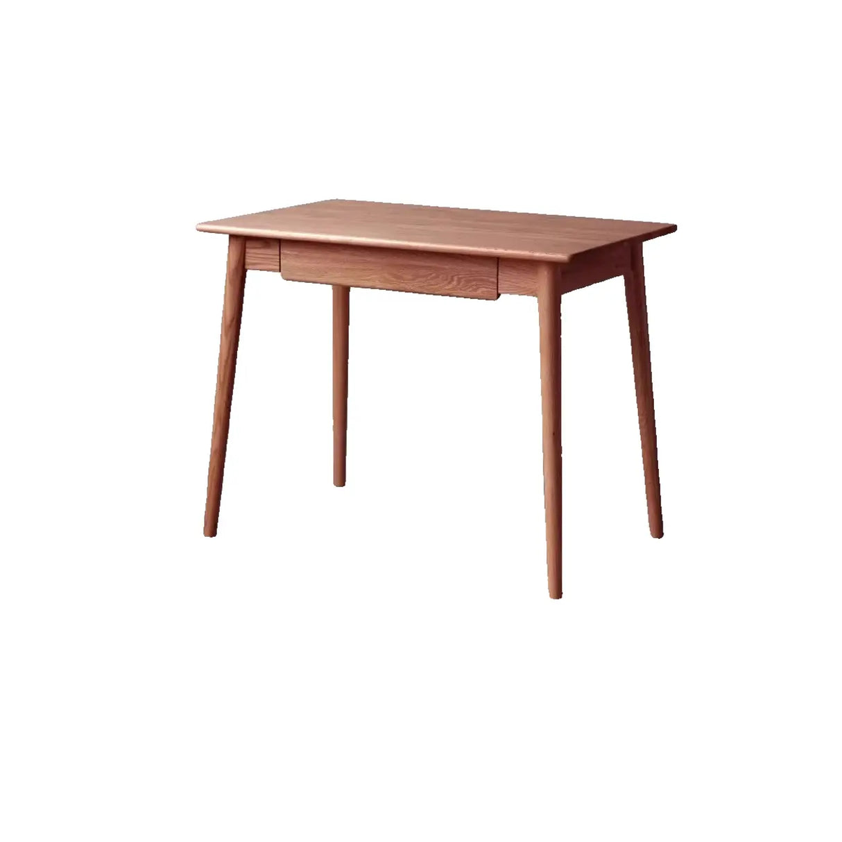 Standard Single Wooden Computer Desk with Drawers Image - 3