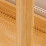 Standard Timber Rectangular Writing Desk Image - 12