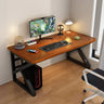 Standard Wood Gaming Desk with Cable Management Image - 2