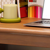 Standard Wooden Computer Desk with Hutch and Storage Image - 24