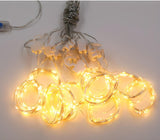 Starry Curtain LED Christmas String Lights with Hoops Image - 14