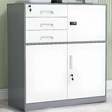 Steel Fire Resistant Storage Vertical Filing Cabinet Image - 12