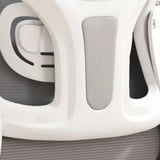 Steel Frame Grey Adjustable Ergonomic Mesh Back Office Chair Image - 11