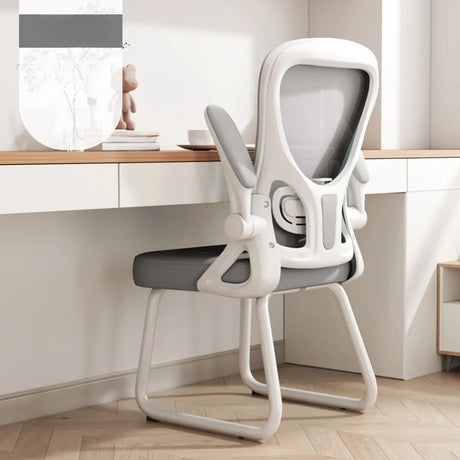 Steel Frame Grey Adjustable Ergonomic Mesh Back Office Chair Image - 2