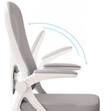 Steel Frame Grey Adjustable Ergonomic Mesh Back Office Chair Image - 6