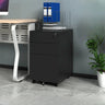 Steel Vertical Filing Cabinet with Wheels and Lock Image - 3