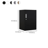 Steel Vertical Lockable Filing Cabinet with Drawers #size