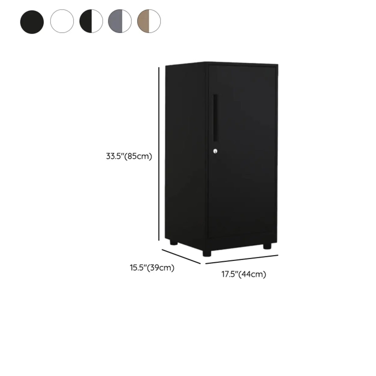 Steel Vertical Lockable Filing Cabinet with Drawers Image - 65