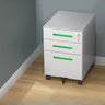 Steel Vertical Mobile Storage Filing Cabinet with Lock Image - 19