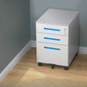 Steel Vertical Mobile Storage Filing Cabinet with Lock Image - 8
