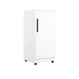 Steel Vertical White Filing Cabinet with Secure Storage Image - 2