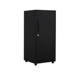 Steel Vertical White Filing Cabinet with Secure Storage Image - 4