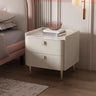 Stone Countertop Leather Frame Kids Storage Nightstand Image - 13