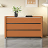 Stone Countertop Wood Frame Kids Nightstand with Drawer Image - 11