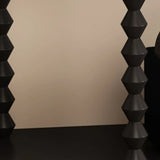 Storage Half Moon Wood Black Standard Console Table Image - 8