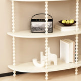 Storage Half Moon Wood Black Standard Console Table Image - 9