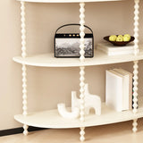 Storage Half Moon Wood Black Standard Console Table Image - 9