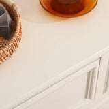 Storage Rectangular Wooden Black Classic Console Table Image - 15