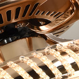 Stylish 5 Blade LED Standard Ceiling Fan with Light Image - 11