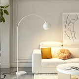 Stylish Adjustable Chrome Dome and Arc Floor Lamp Image - 17