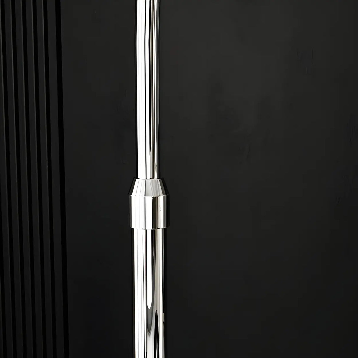Stylish Adjustable Chrome Dome and Arc Floor Lamp Image - 8