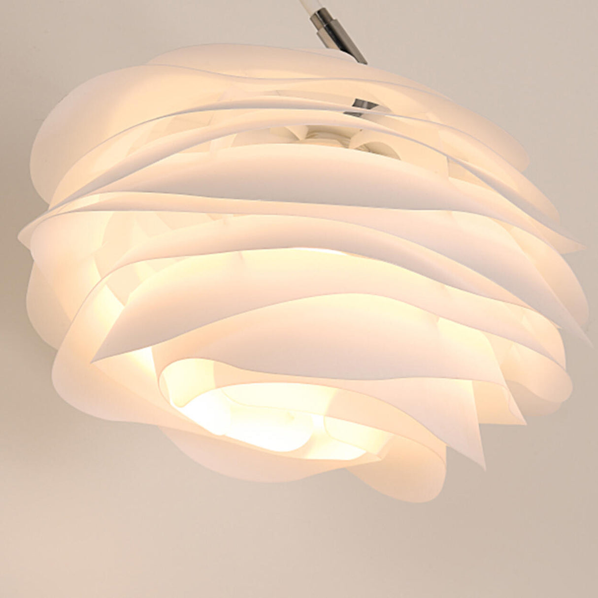Stylish Adjustable Floral and Modern Arc Floor Lamp Image - 6
