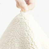 Stylish Bedroom Beige Rectangle Plush 	Striped Area Rug Image - 10