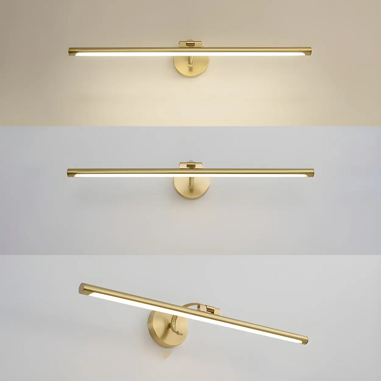 Stylish Brushed Gold Antler Art Vanity Wall Light Image - 15