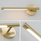 Stylish Brushed Gold Antler Art Vanity Wall Light Image - 24