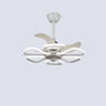 Stylish Elegant Flower Modern Ceiling Fan with Light Image - 4