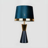 Stylish Fabric Barrel Ceramic Base Modern Table Lamp Image - 5