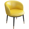 Stylish Faux Leather Home Green Compact Seat Task Chair Image - 7