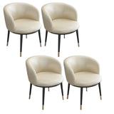 Stylish Faux Leather Home Green Compact Seat Task Chair Image - 86